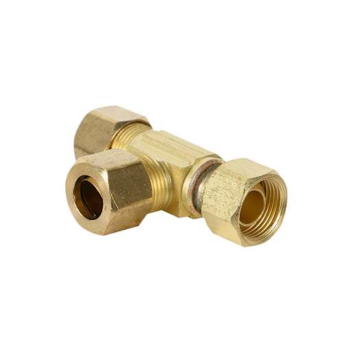 Té adaptateur à compression 3/8 po