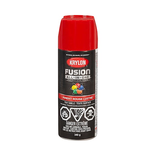 Fusion All-In-One Paint & Primer Gloss Red Pipper 340 g
