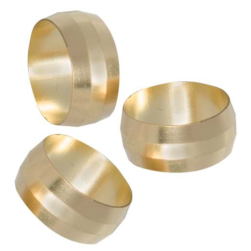 Brass Compression Rings 5/8 in. Pkg/3