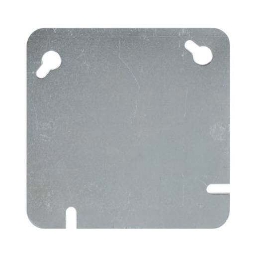 Couvercle plat pour boîte électrique 4 po
