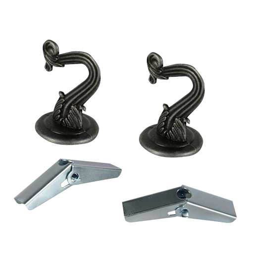 Pewter Suspension Hooks Pkg/2