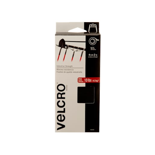 VELCRO® Adhesive Strap 2 in. x 4 ft. Industrial Strength Black