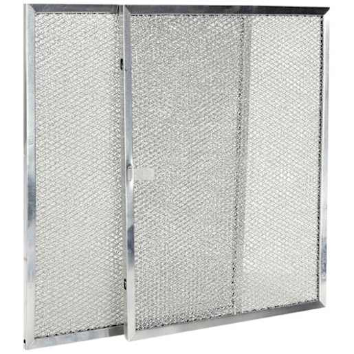 Filtres en aluminium pour hotte de cuisine 11 7/8 po x 14 3/4 po Pqt/2