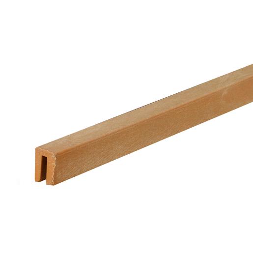 Grooved Lattice Moulding U 8 ft. Cedar