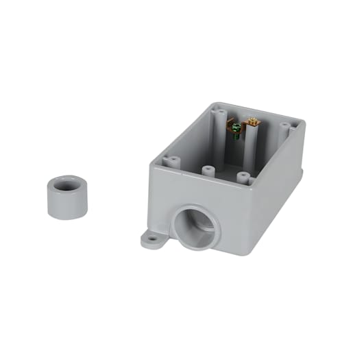 Boîte simple en PVC FSE  1/2 po-3/4 po