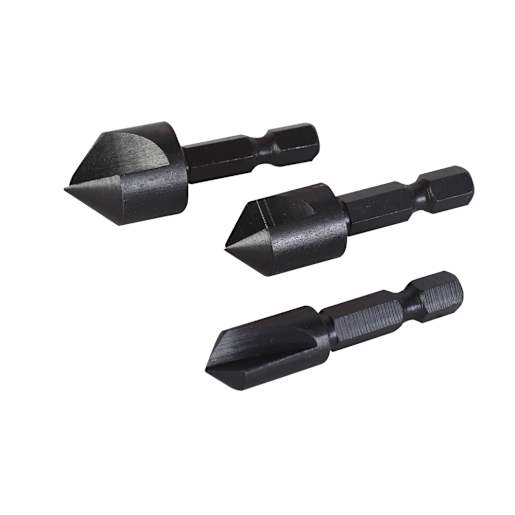 3-Pc. Countersink Drill Bit Set