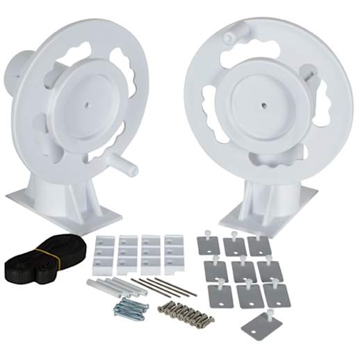 Ensemble de supports pour toile solaire