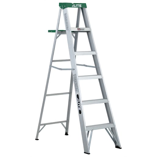 Heavy-Duty Aluminum Stepladder 6 ft. Grade 2