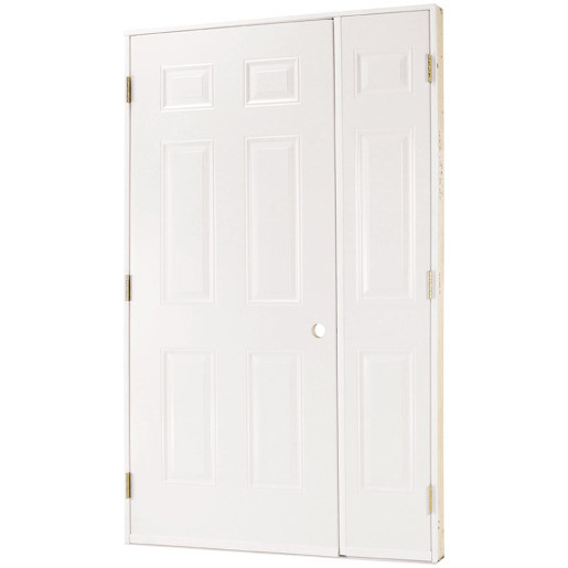 Shed Steel Door with Side Panel 50 in. LH