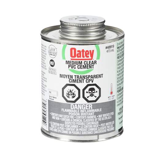 Clear PVC Glue 473 ml