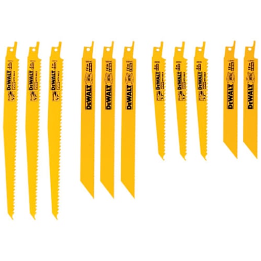 DEWALT Reciprocating Saw Blade Set/12