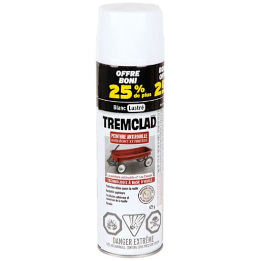 Tremclad Anti-Rust White Gloss Paint 425 g