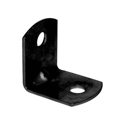 Équerres métalliques pour meubles 3/4 po noires Pqt/25