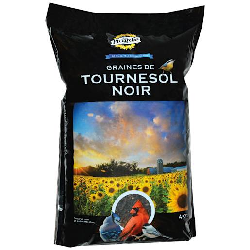 Graines de tournesol noir 4 kg