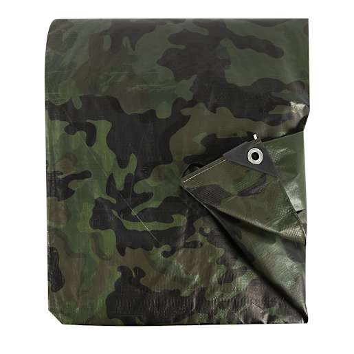 Bâche industrielle Camo 15 pi x 20 pi NEKTRA