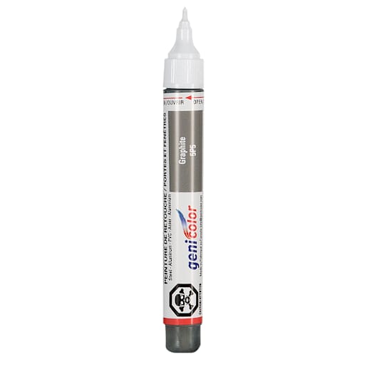 Stylo de retouches pour portes et fenêtres Genicolor graphite n° 5P5