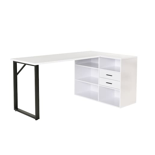 Bureau de travail en L Mango 63 po VERTUO