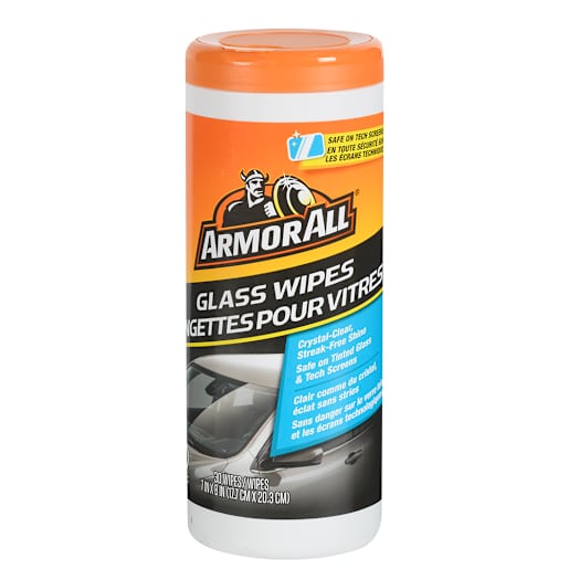 Lingettes pour vitres pour l'auto Pqt/30