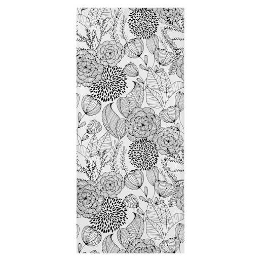 Papier peint Peler & Coller jardin noir et blanc