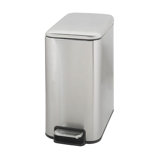 NEKTRA Step Trash Bin Stainless Steel 5 L