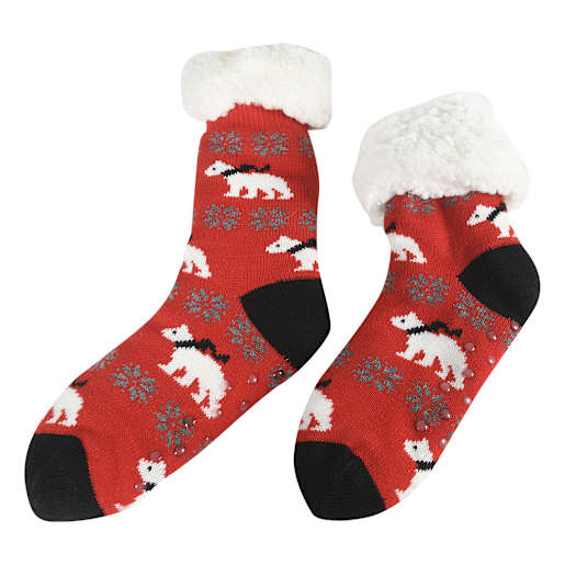 Chaussettes/pantoufles ours polaires