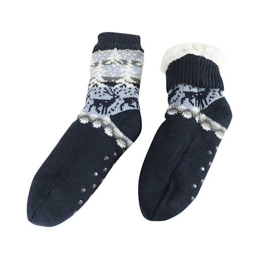 Chaussettes/pantoufles chevreuils