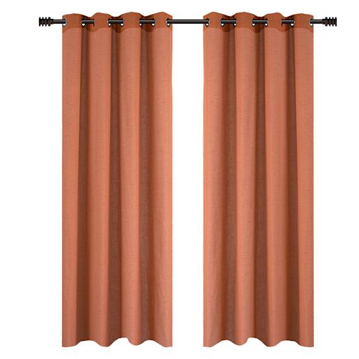 VERTUO Semi-Opaque Grommet Curtains Canyon 54 in. x 84 in. Pkg/2