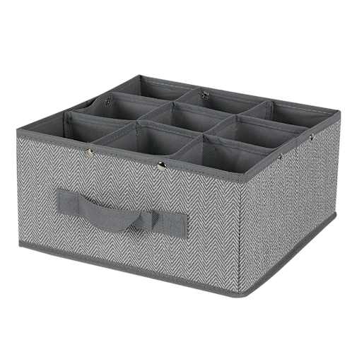 Modular Storage Basket Grey 10 5/8 in.
