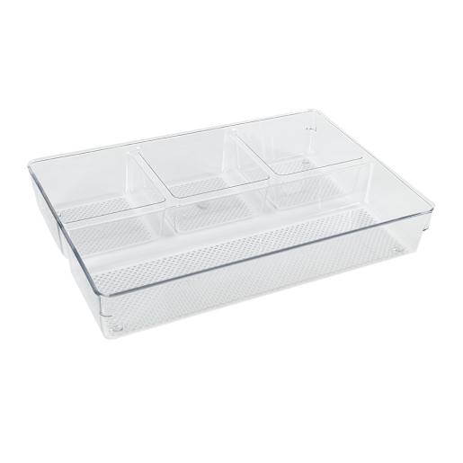 4-Compartments Drawer Tray