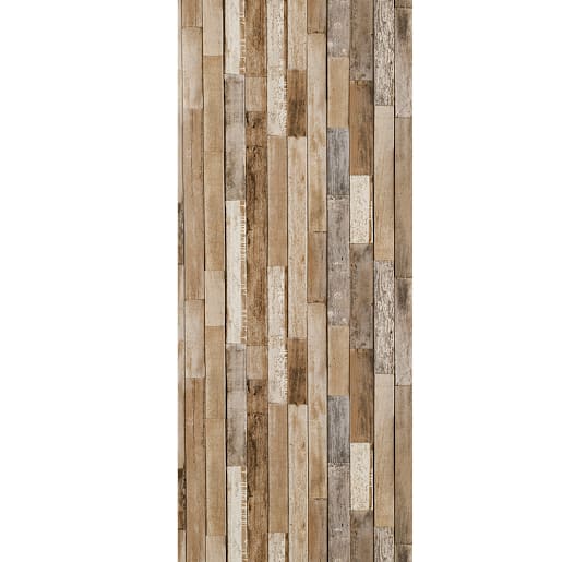 Peel & Stick Wallpaper Weathered Plank Barn