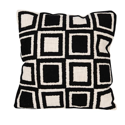 VERTUO Checkerboard Cushion 17 3/4 in. x 17 3/4 in.