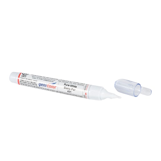 Stylo de retouches pour portes et fenêtres Genicolor 9 ml blanc pur n° 431