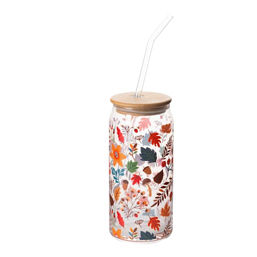 Verre et paille automne 590 ml VERTUO