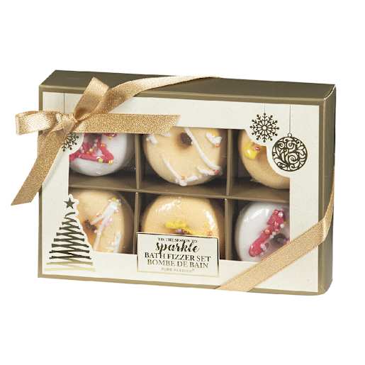 Set of 6 bath Bombs.