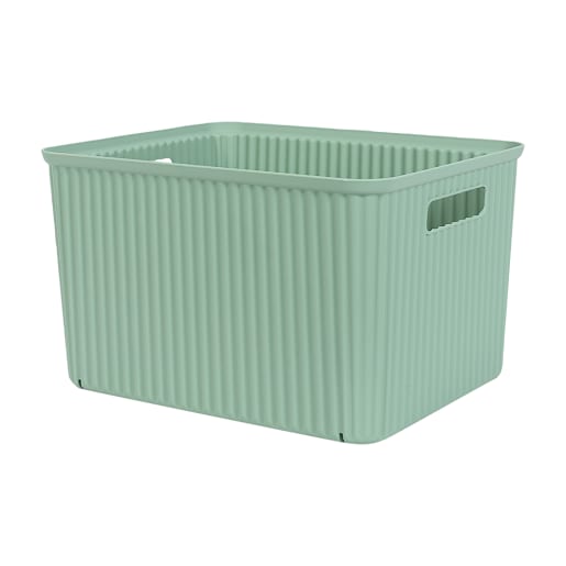 Plastic Storage Bin Sage 18 L