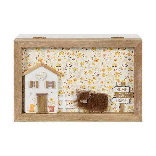 Boîte de décorative vache