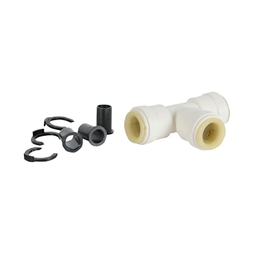 Polypropylene Tee 1/2 in. QC
