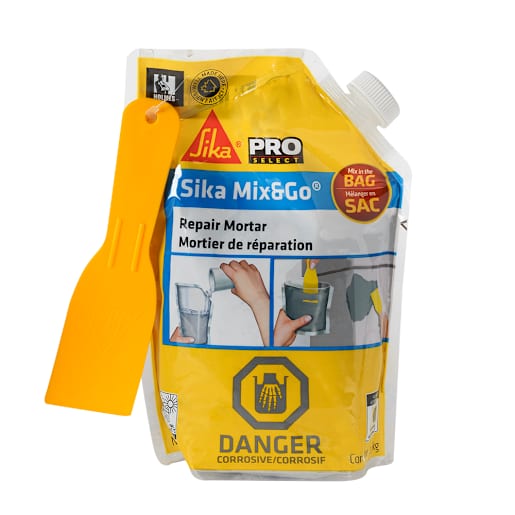 Mortier de réparation Sika Mix&Go 1,25 kg
