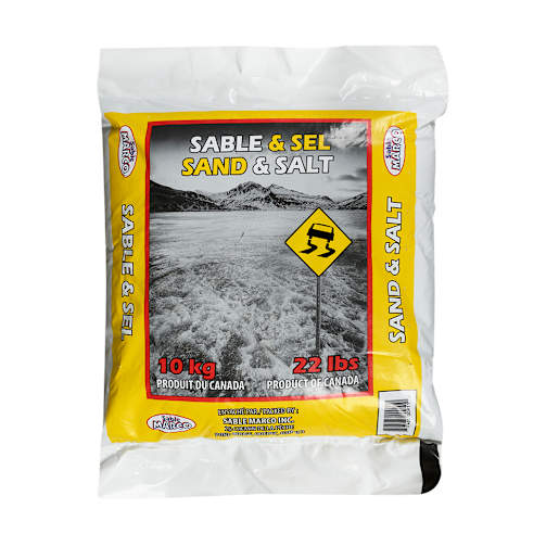Sable et sel à déglacer 10 kg