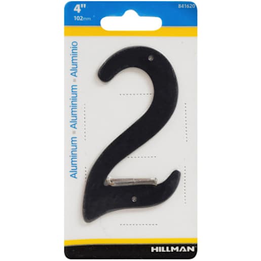 Number 2 Aluminum Black 4 in.
