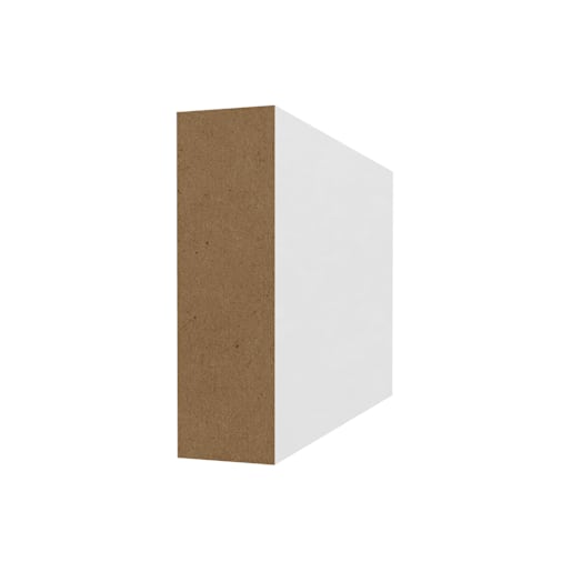 Rectangle en fibre de bois 3/4 po x 2 1/2 po x 8 pi
