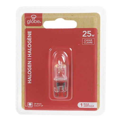 Ampoule halogène G9, 25 W