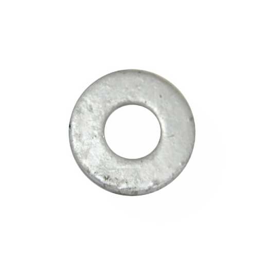 Galvanized Flat Washers 1/4 in. Pkg/5