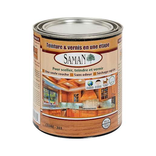 Cedar Stain & Varnish 946 ml