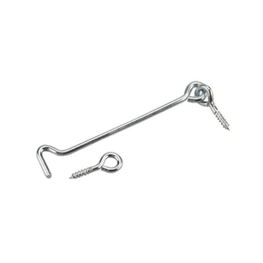 6 in. Gate Hooks & Eyes Pkg/2