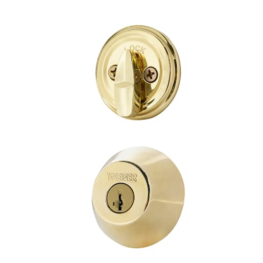 Keyed Deadbolt Lock Brass