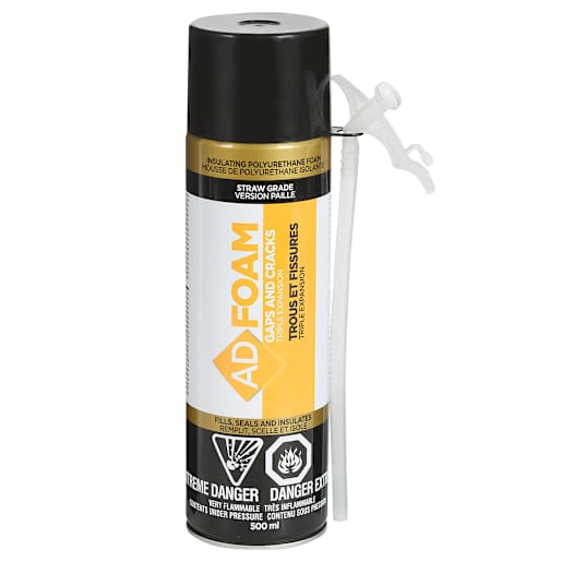 Mousse isolante expansion maximale 500 ml