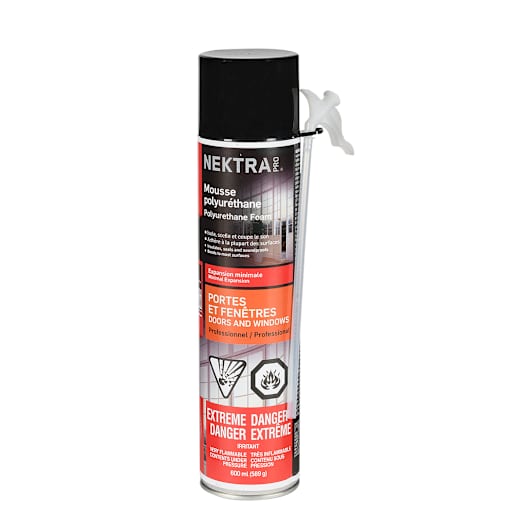Mousse isolante expansion minimale 589 g NEKTRA PRO
