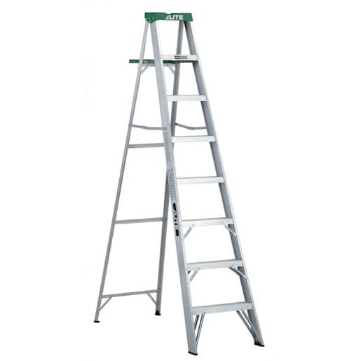 Heavy-Duty Aluminum Stepladder 8 ft. Grade 2