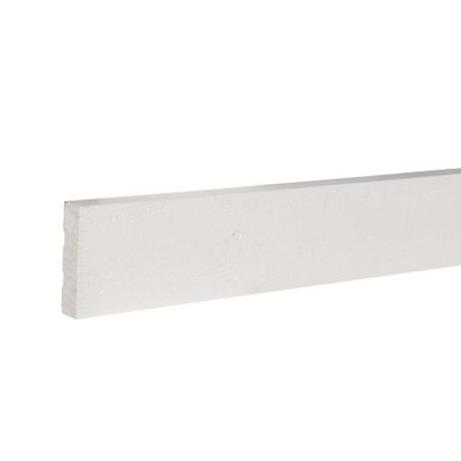 Outdoor Siding Finishing Wood Board 5 in. Bulk White